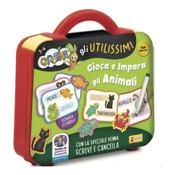 Gioco prescolare Gioca e impara gli animali con valigetta 3-6a CAROTINA UTILISSIMI 113811 - immagine 1