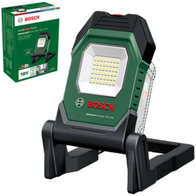 UniversalWorkLight 18V-2100 Nero, Verde, Riflettore di costruzione - immagine 1