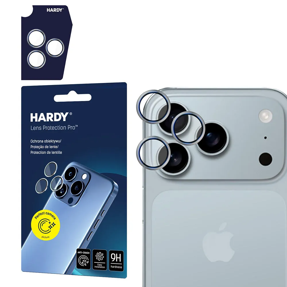 Pellicola protettiva Camera Posteriore 3MK Hardy Protection Pro per Apple iPhone 17 Pro Max / 17 Pro, Vetro Temperato, Beige - immagine 1
