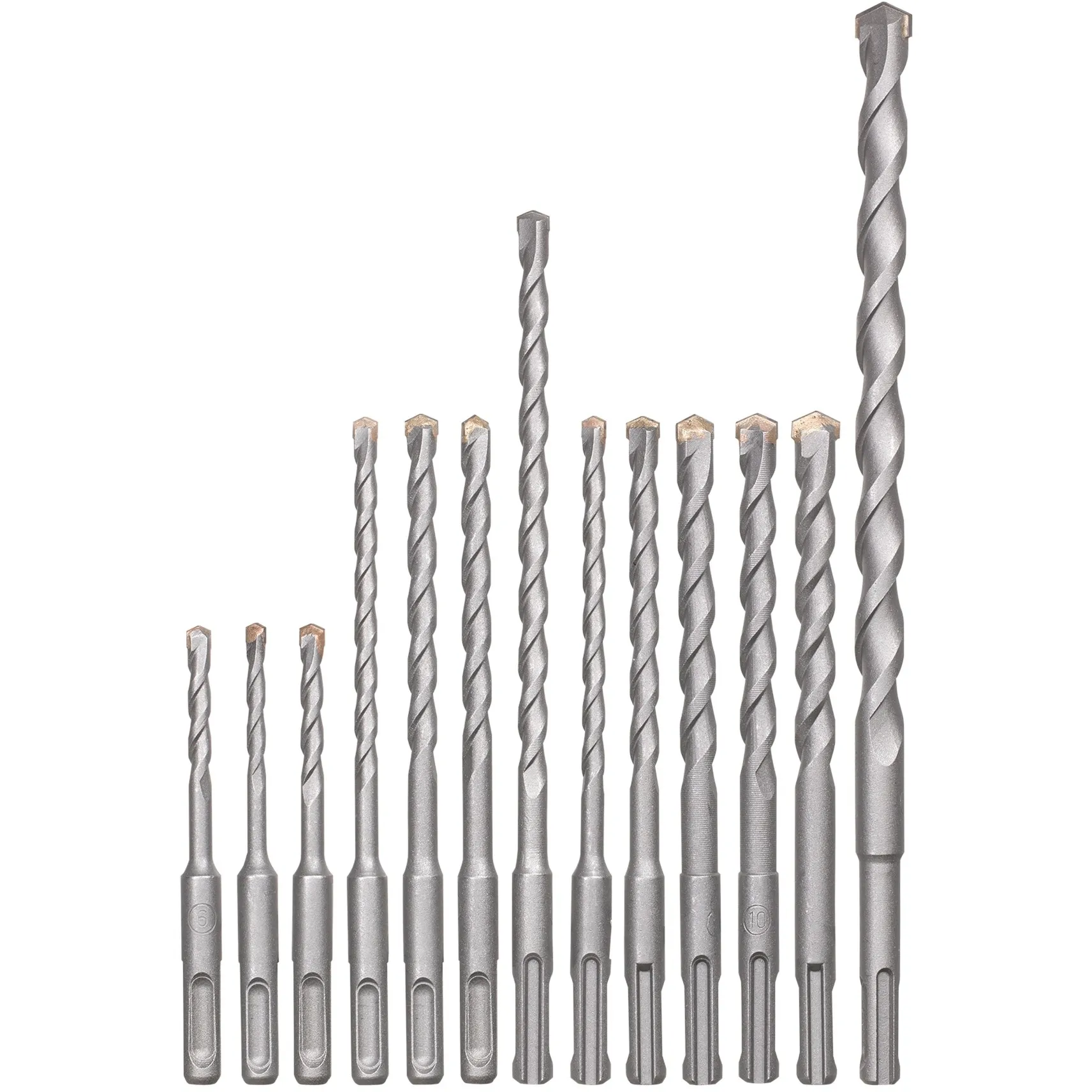 Set di punte per martello SDS-plus, Ø 5-14mm, Drill bit set - immagine 1