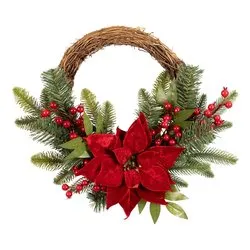 Corona Natale Stella (45cm) 092290 - immagine 1