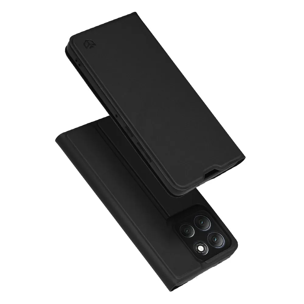 Custodia per Motorola Moto G86 Power, Techsuit, Magskin Book, Nera - immagine 1