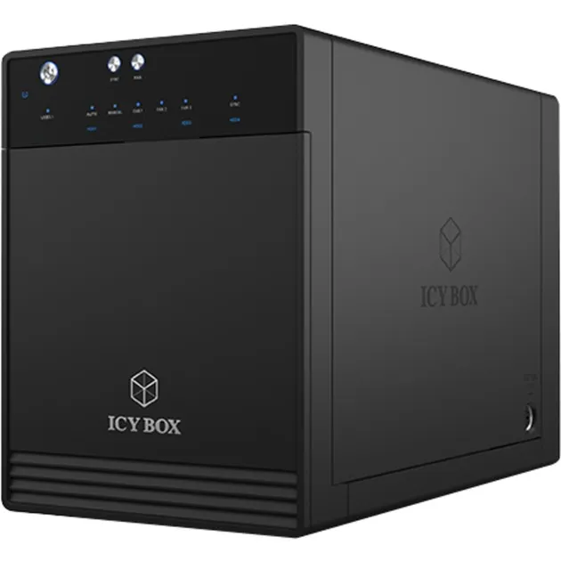 IB-3740-C31 Box esterno HDD/SSD Nero 2.5/3.5", Disk enclosure - immagine 1