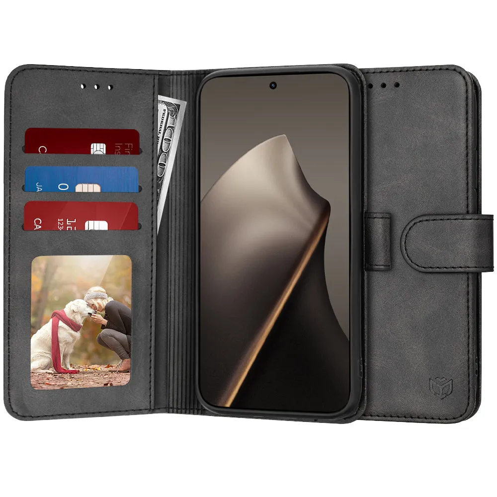 Custodia per Xiaomi 15T, Techsuit, Diary Book, Nera - immagine 1