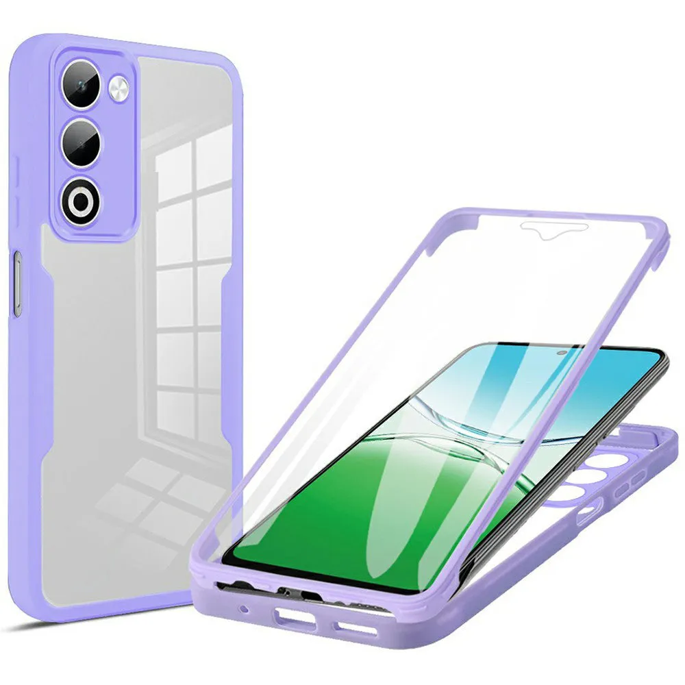 Custodia per Oppo A5 4G / A5 5G, Techsuit, ColorVerse 360, Viola - immagine 1