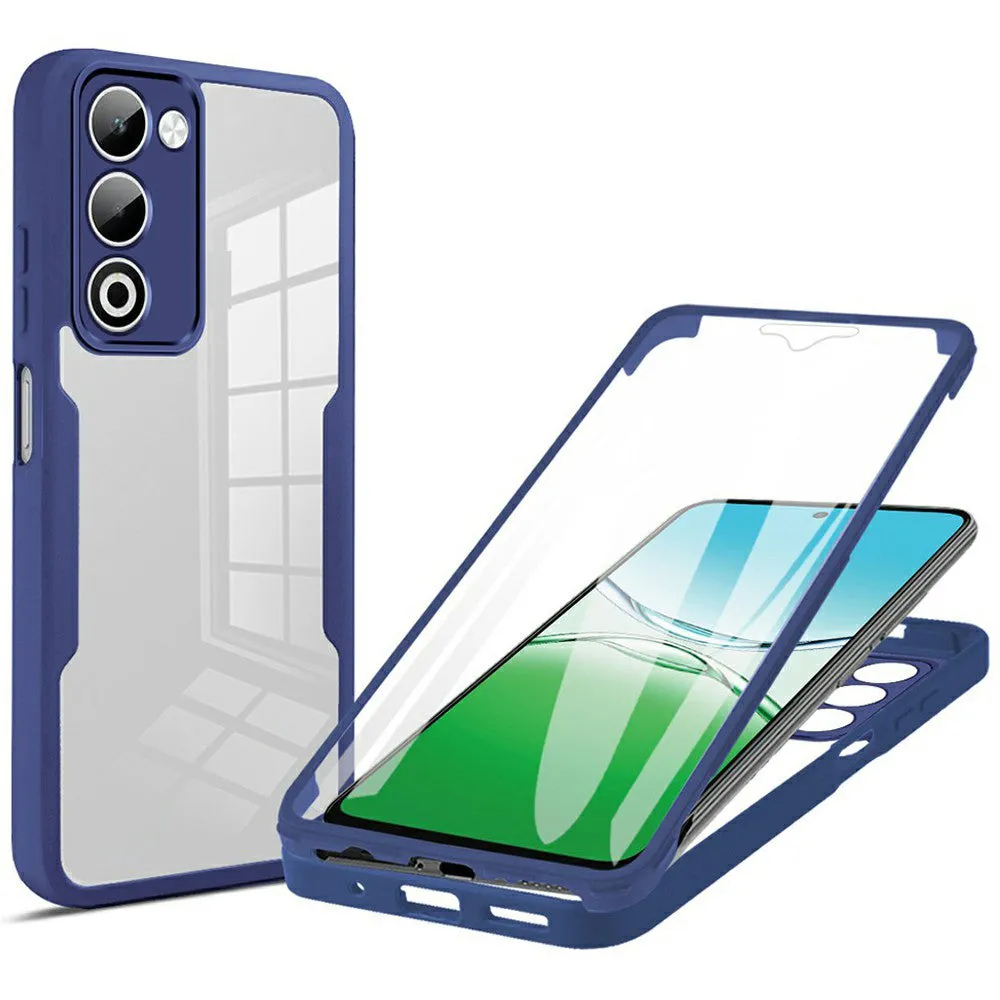 Custodia per Oppo A5 4G / A5 5G, Techsuit, ColorVerse 360, Blu - immagine 1