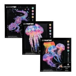 Set mosaico Quadro Level Up Velvet DIAMANTINY Assortito 96713 - immagine 1