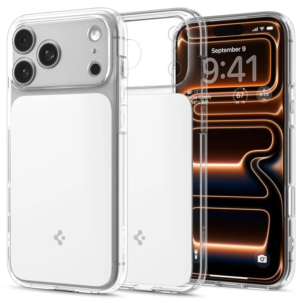Custodia MagSafe per Apple iPhone 17 Pro, Spigen, Ultra Hybrid T, Bianca ACS10344 - immagine 1