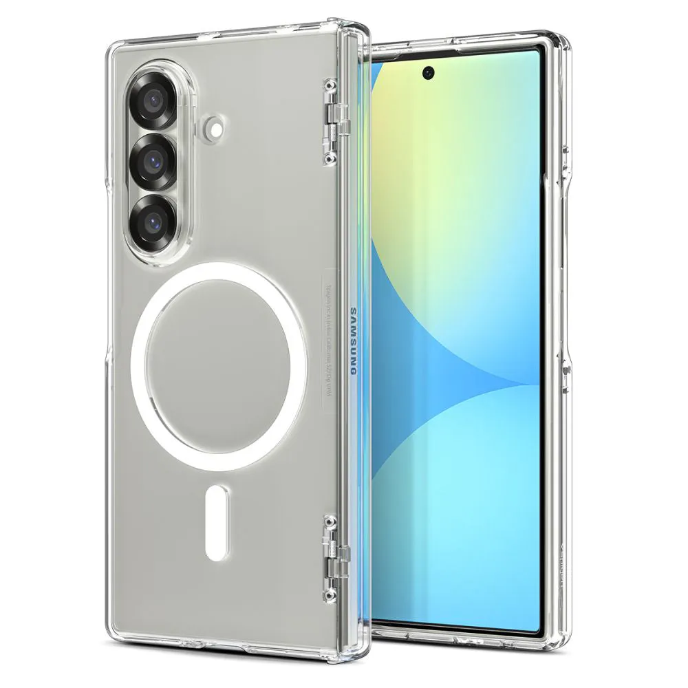 Custodia MagSafe per Samsung Galaxy Z Fold7 F966, Spigen, Ultra Hybrid Pro, Trasparente ACS09546 - immagine 1