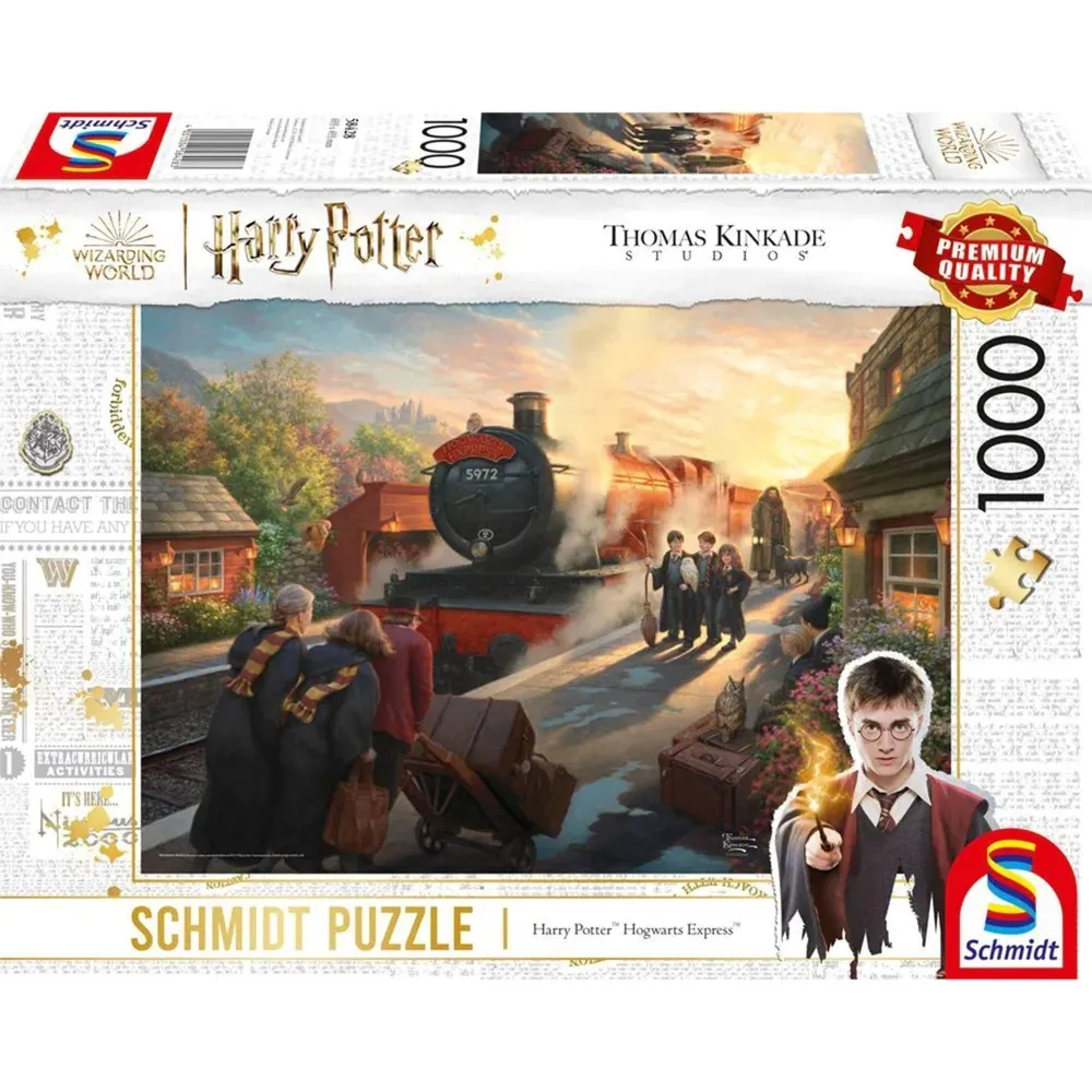 Thomas Kinkade Studios: Wizarding World Harry Potter - Hogwarts Express, Puzzle - immagine 1