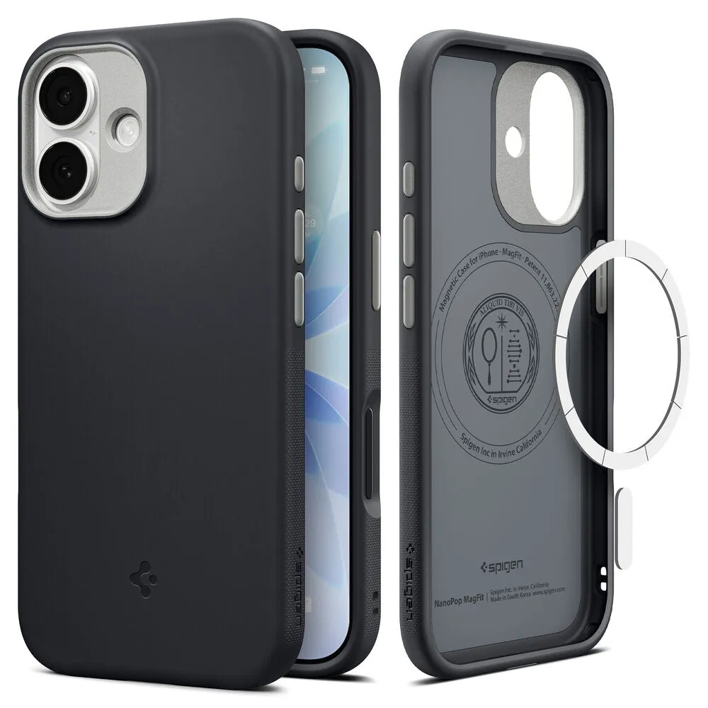 Custodia MagSafe per Apple iPhone 17, Spigen, Caseology Nano Pop, Nera ACS10366 - immagine 1