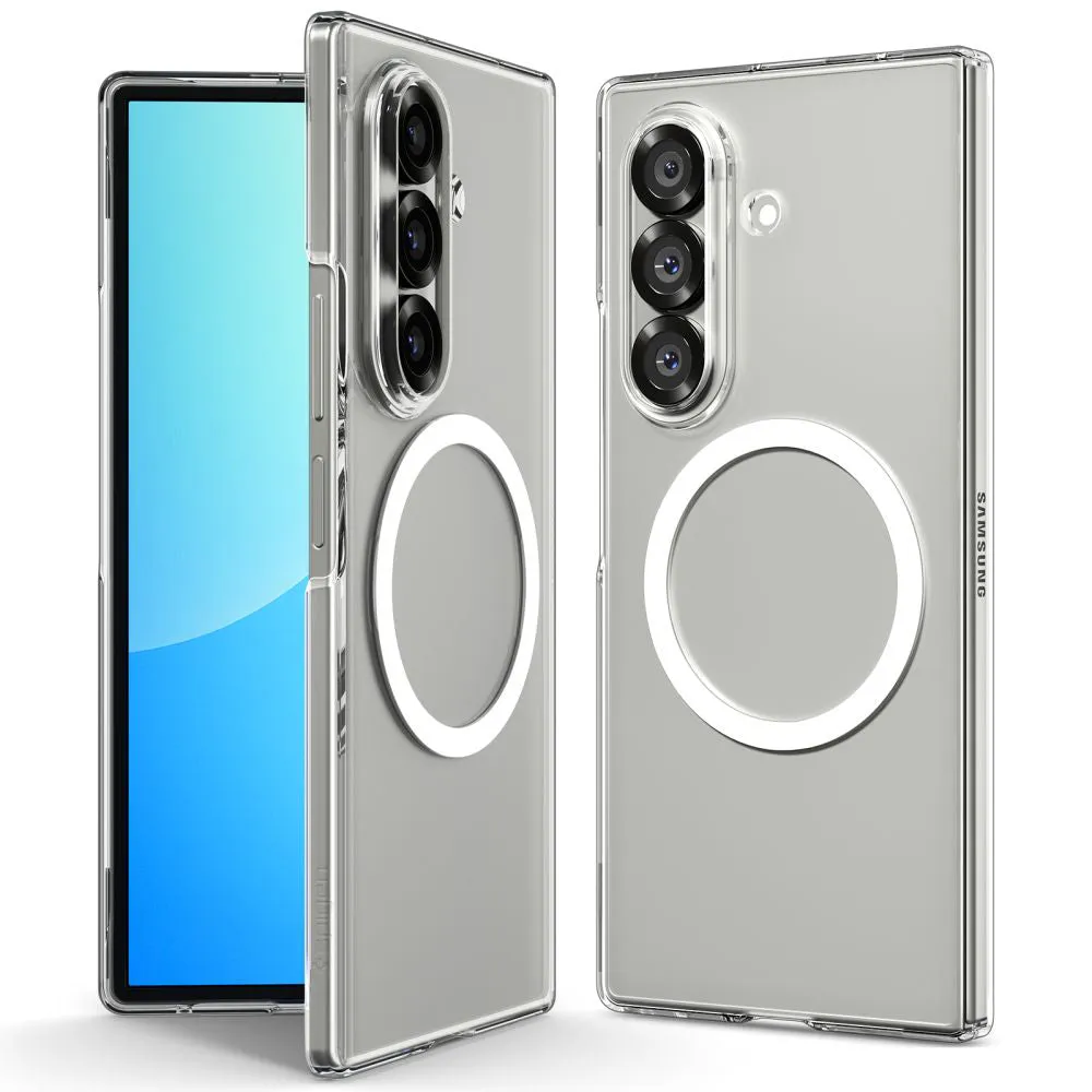 Custodia MagSafe per Samsung Galaxy Z Fold7 F966, Spigen, Air Skin, Trasparente ACS09545 - immagine 1