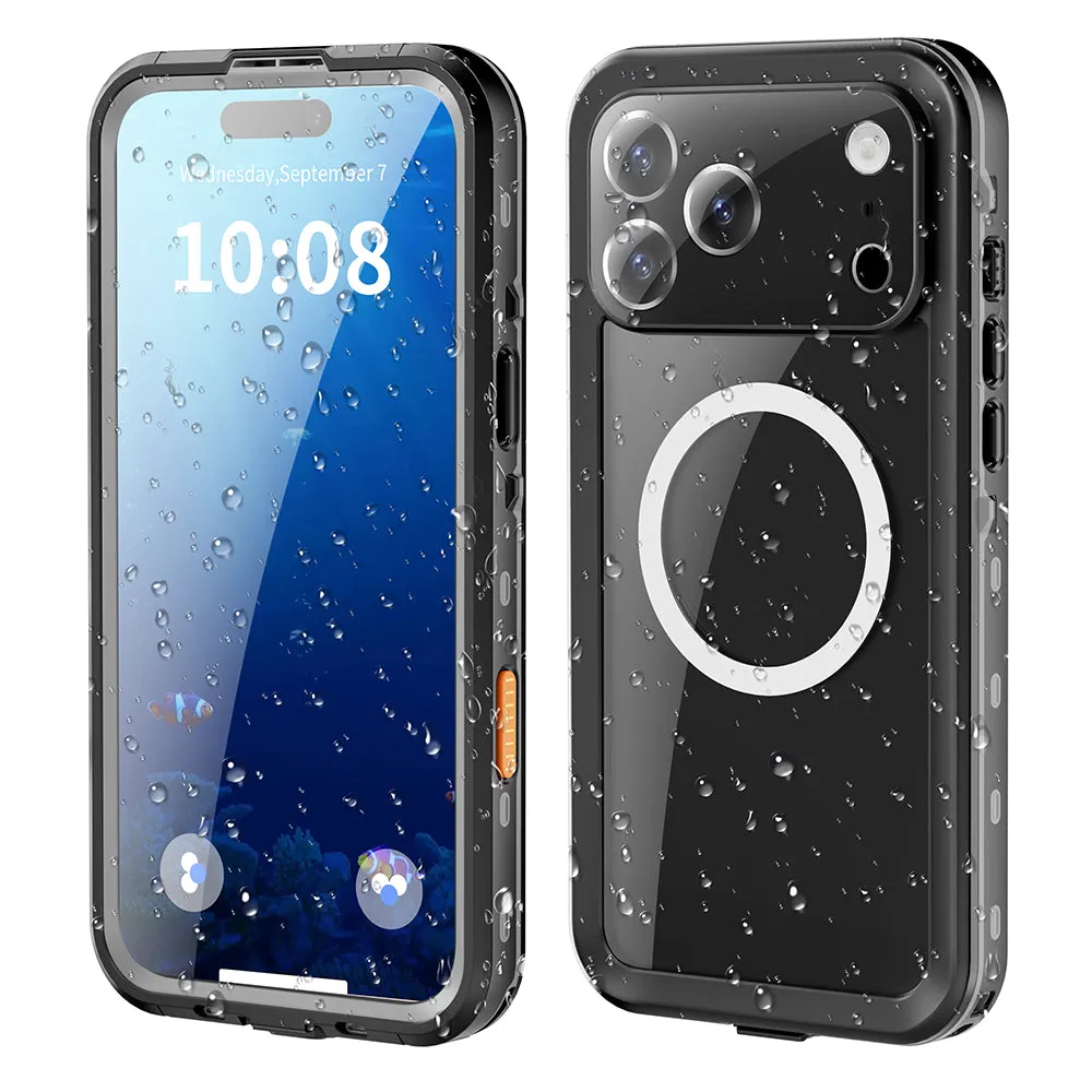 Custodia Waterproof per Apple iPhone 17 Pro Max, ShellBox, Nera - immagine 1