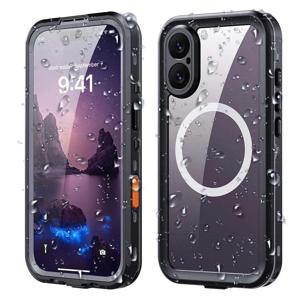 Custodia Waterproof per Apple iPhone 17, ShellBox, Nera - immagine 1