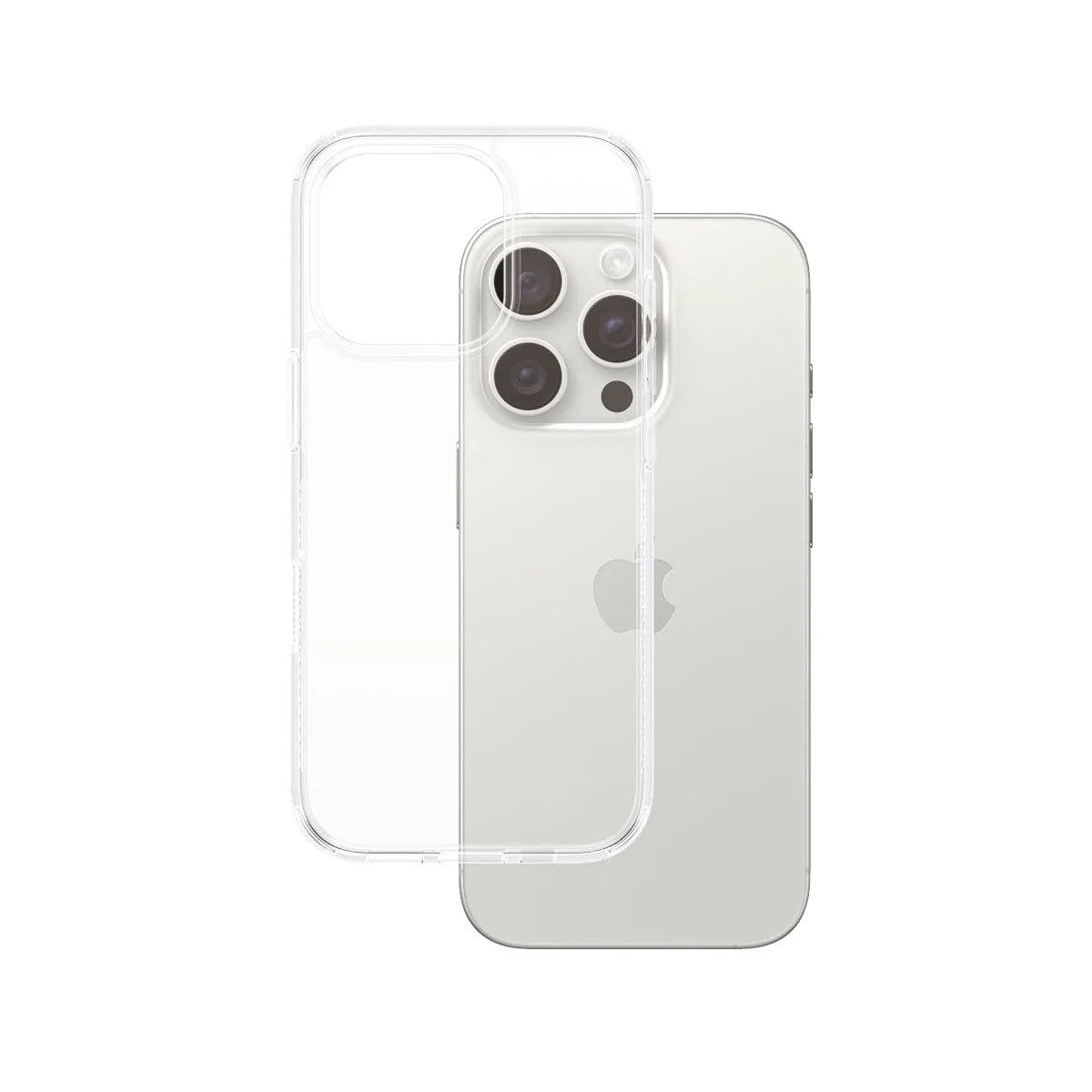 Custodia per Apple iPhone 16 Pro, PanzerGlass, HardCase, Trasparente - immagine 1