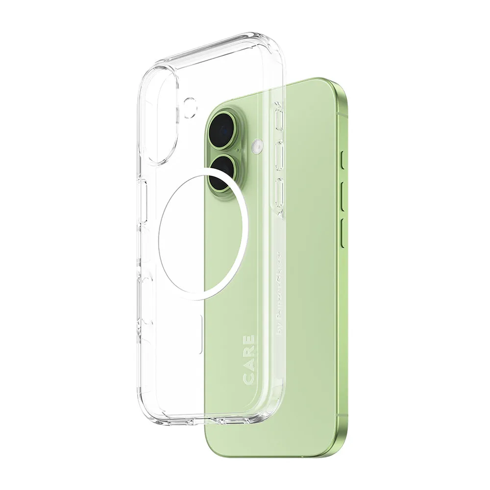 Custodia MagSafe per Apple iPhone 17, PanzerGlass, Care Urban Explorer, Trasparente Bianca - immagine 1