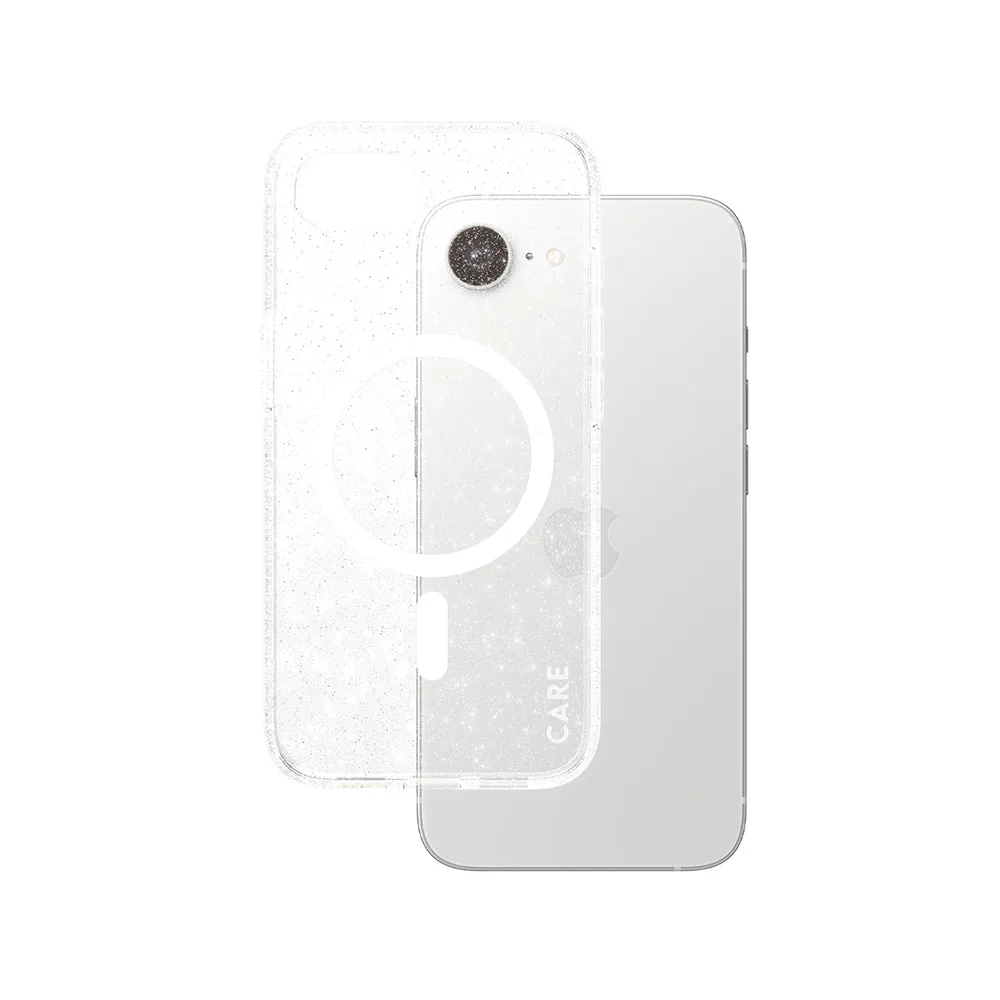 Custodia per Apple iPhone 17e / 16e, PanzerGlass, Care Urban Combat Star Lit, Bianco Trasparente - immagine 1