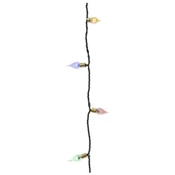 Filo Verde 180 luci - LED Multicolore (13 + 5 mt) 8 Giochi di luce IP44 493276 - immagine 1