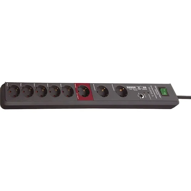 1159490936 prolunghe e multiple 3 m 8 presa(e) AC Antracite, Ciabatta - immagine 1