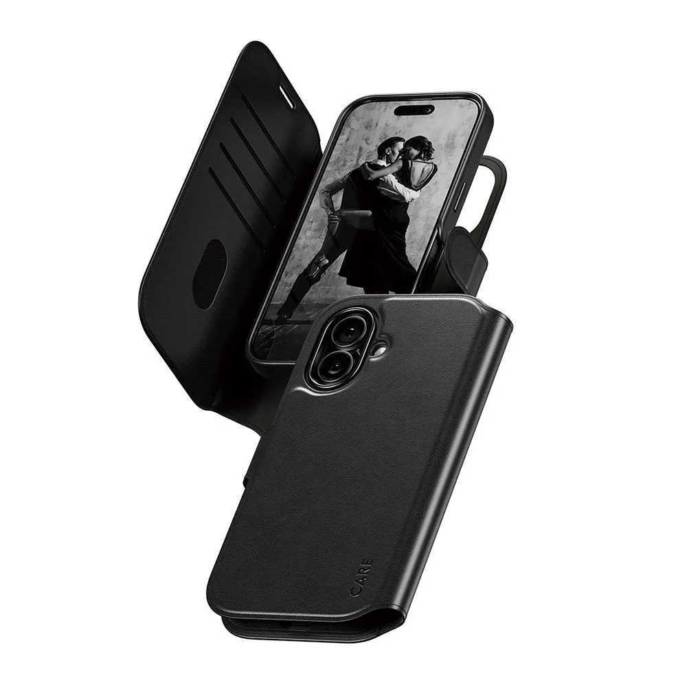 Custodia MagSafe per Apple iPhone 17, PanzerGlass, Care Feature Tango Two-in-One, Nera - immagine 1