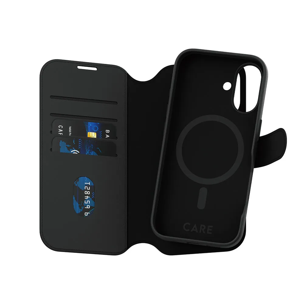 Custodia MagSafe per Apple iPhone 16, PanzerGlass, Care Feature Tango Two-in-One, Nera - immagine 1