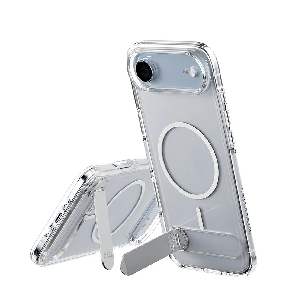 Custodia MagSafe per Apple iPhone 17 Air, PanzerGlass, con Supporto Kickstand, Trasparente - immagine 1