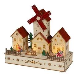 Paesaggio con luci e musica (28x12x26,5cm) 487262 - immagine 1