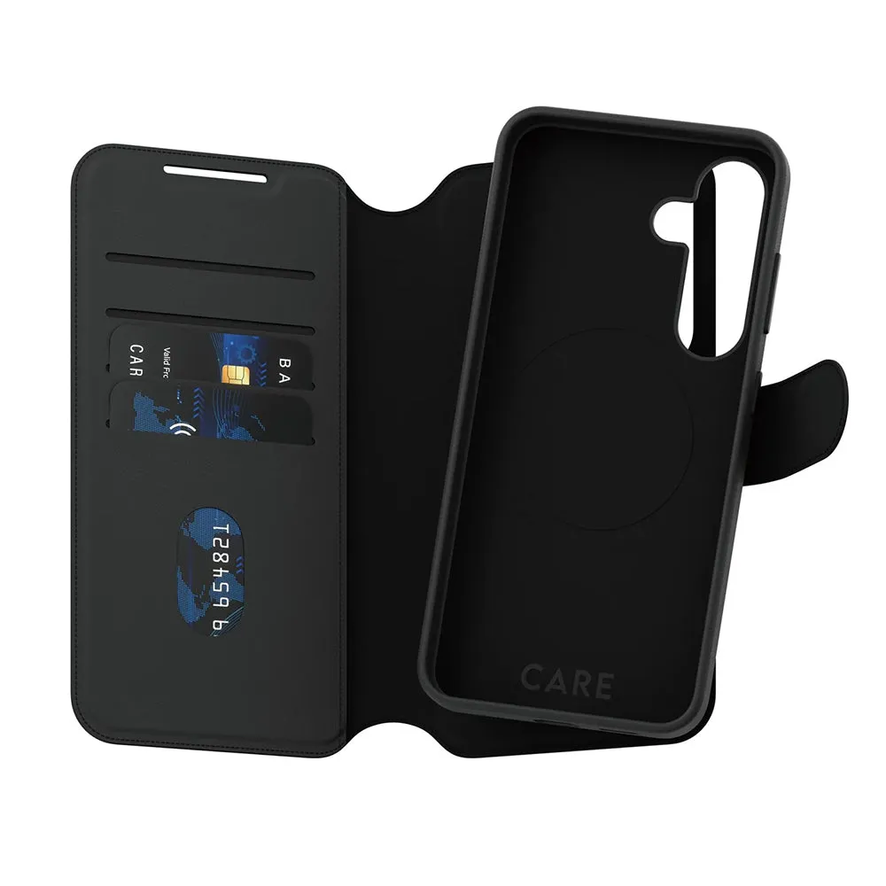 Custodia per Samsung Galaxy S25 S931, PanzerGlass, Care Feature Tango Two-in-One, Nera - immagine 1