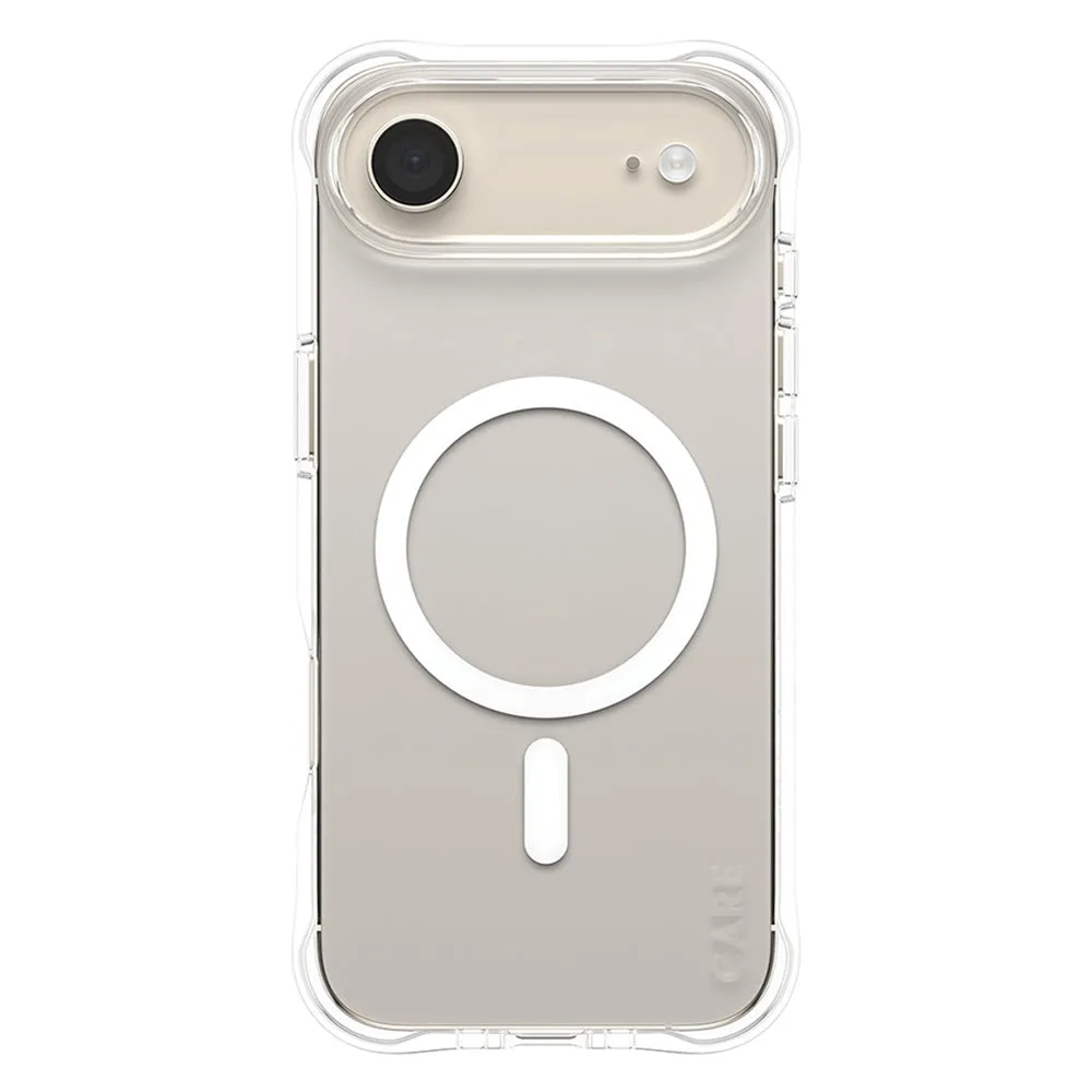 Custodia MagSafe per Apple iPhone 17 Air, PanzerGlass, Fashionable Care, Trasparente Bianca - immagine 1