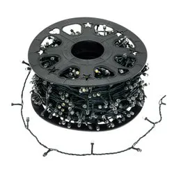 Filo Verde 1000 luci - MAXILED Bianco caldo e Bianco freddo (100 + 4 mt) 1 Gioco di luce SLRO H IP44 82373 - immagine 1