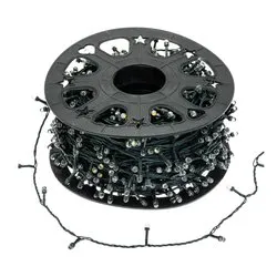 Filo Verde 1000 luci - MAXILED Bianco caldo (100 + 4 mt) 1 Gioco di luce SLRO H IP44 82366 - immagine 1