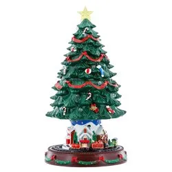 Albero con movimento, luci e musica (23x45cm) UP AND DOWN 82748 - immagine 1