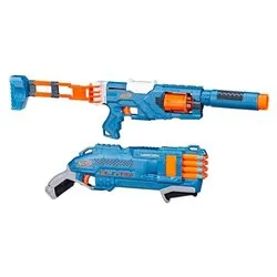 Fucile blaster Elte 2.0 Double Defense Pack 40cp NERF F5033 - immagine 1
