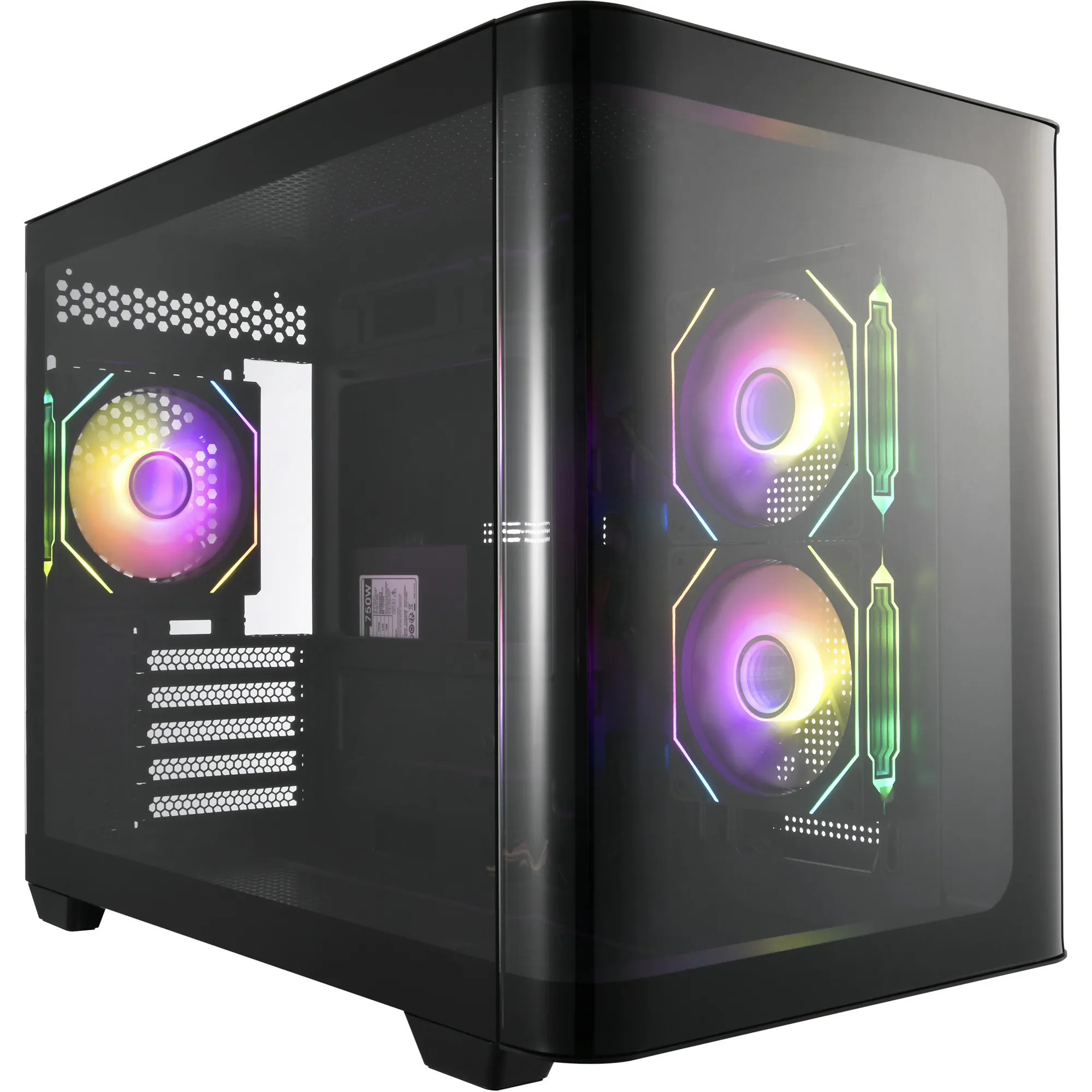 S380-BA Micro Tower Nero, Chassis Tower - immagine 1