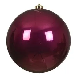 Pallina albero Natale (1pz-20cm) Polistirene Oxblood 9022418 - immagine 1