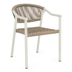 Sedia con braccioli alluminio, sintetico CANARIAS Sand 0665067 - immagine 1