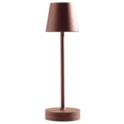 Lampada tavolo Marrone (1 luce - 300 Lumen - 3 W - Bianco caldo) (IP54) (11,5x36,5cm) GLS041 - immagine 1