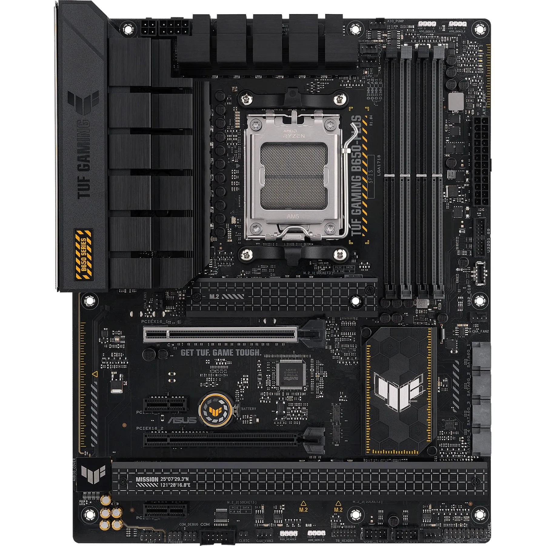 TUF GAMING B650-PLUS AMD B650 Socket AM5 ATX, Scheda madre - immagine 1