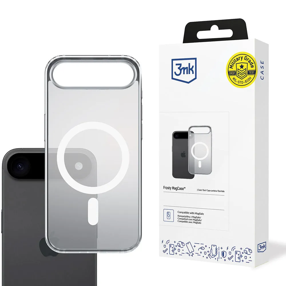 Custodia MagSafe per Apple iPhone 17 Pro, 3MK, MagCase, Bianca - immagine 1
