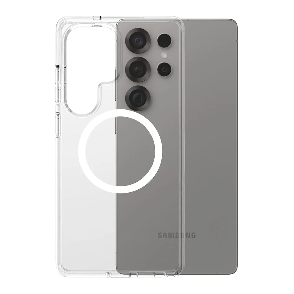 Custodia per Samsung Galaxy S25 Ultra S938, PanzerGlass, Care Urban Combat, Trasparente Bianca - immagine 1