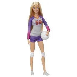 Bambola Pallavolista con palla (30cm) BARBIE HKT72 - immagine 1