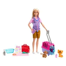 Bambola Veterinaria con trasportino (30cm) BARBIE HRG50 - immagine 1