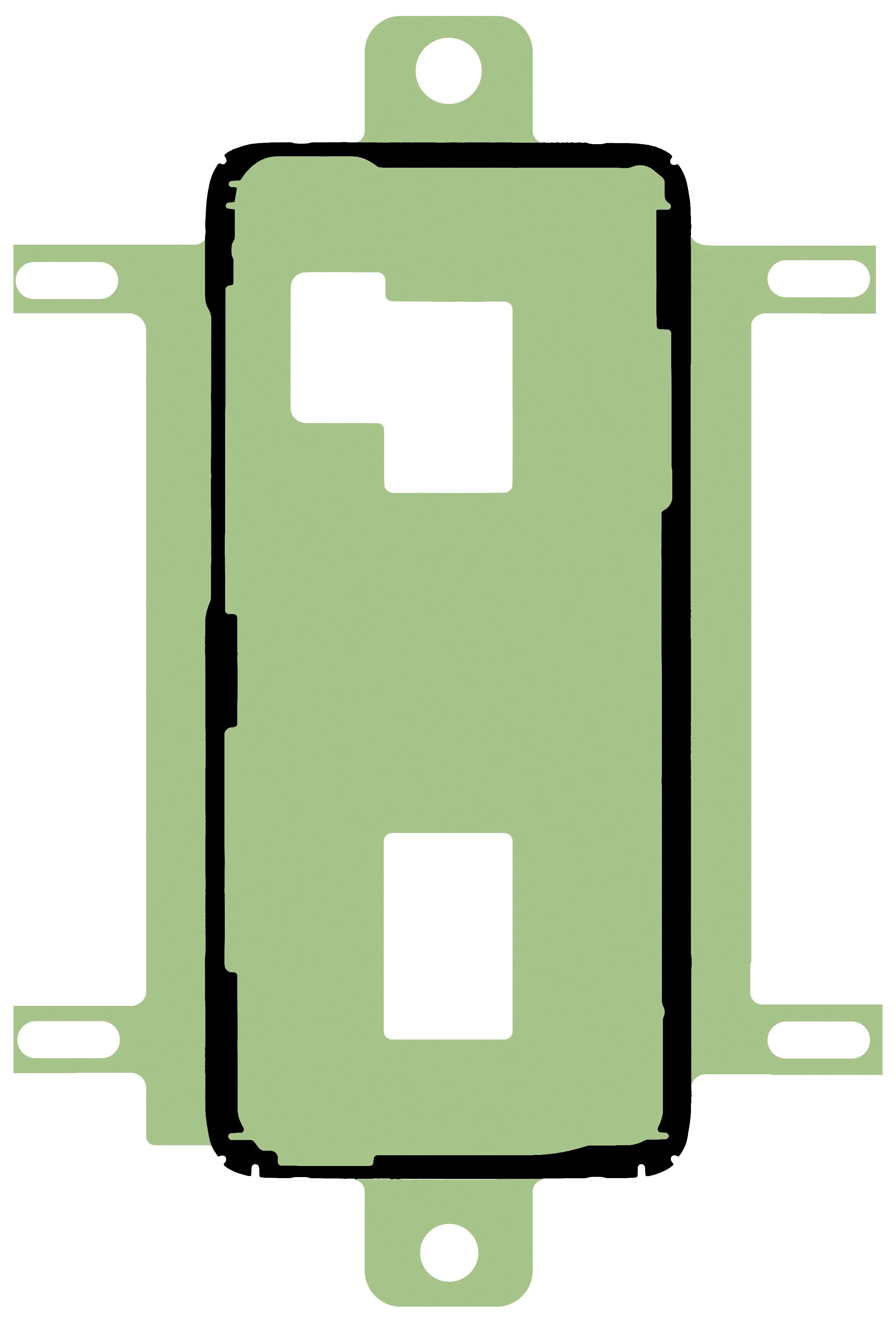 Adesivo Coperchio Batteria Samsung Galaxy S20 5G G981 / S20 G980, Service Pack GH02-19996A - immagine 1
