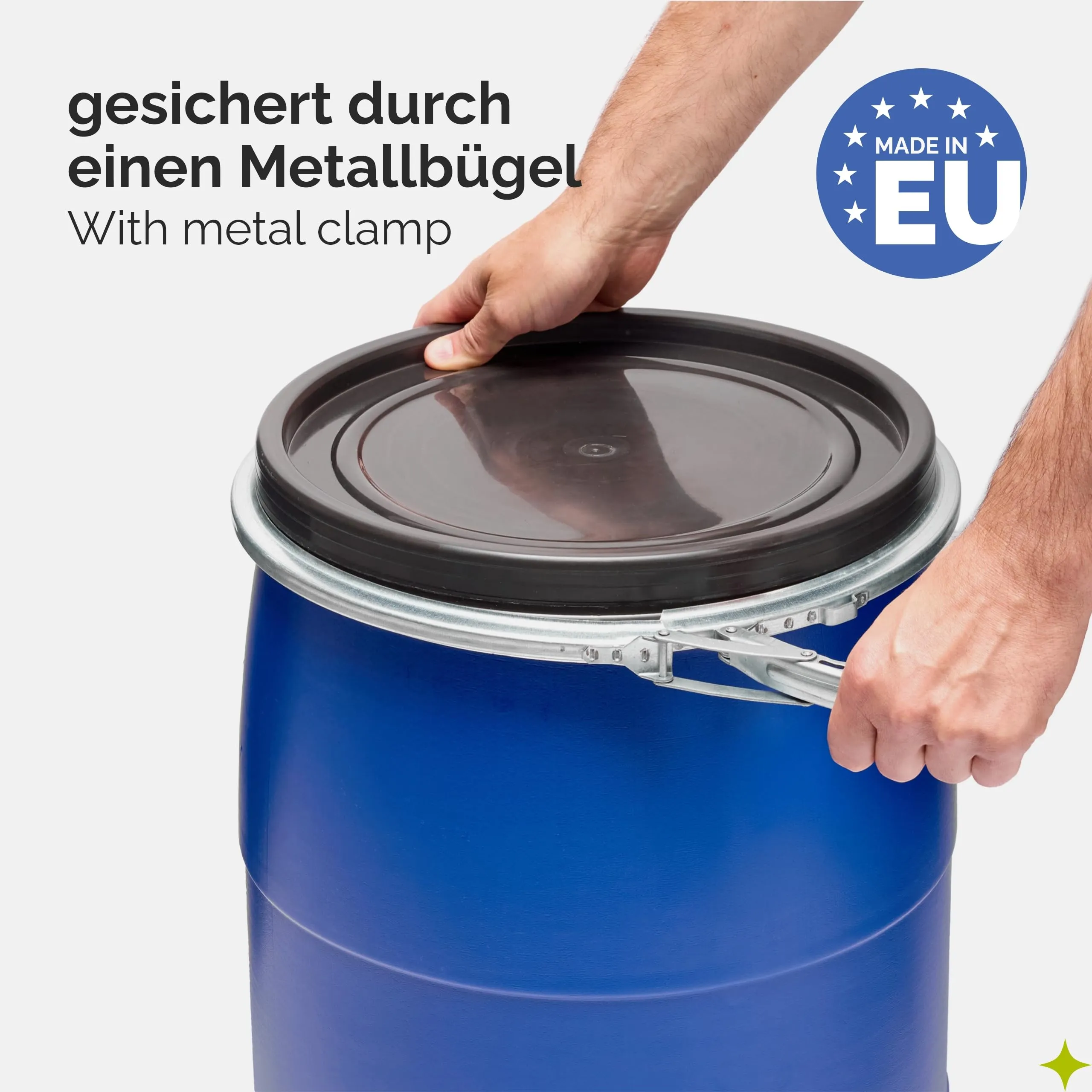 Garronda Serbatoio Acqua HDPE per Alimenti 120L Blu GD-0078 - immagine 4