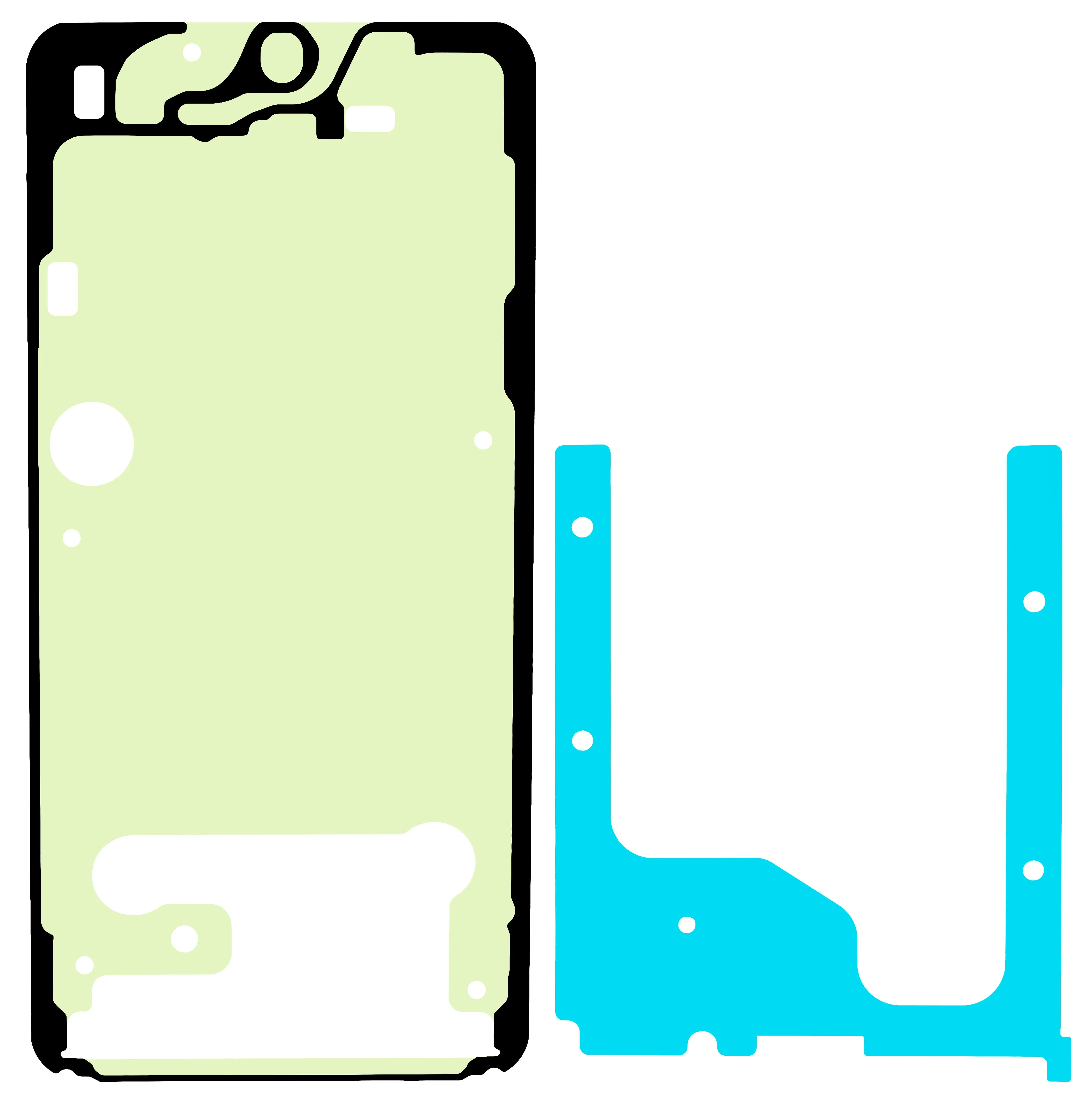 Kit Adesivo Samsung Galaxy S25 S931, Service Pack GH82-36478A - immagine 1