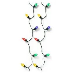 Filo Verde 100 luci - LED Multicolore (14,8 + 5 mt) 8 Giochi di luce IP44 495654 - immagine 1