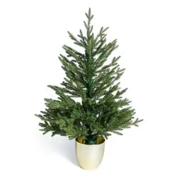 Albero Natale BIG SKY Verde (PE - H90 D40 cm) 81646 - immagine 1
