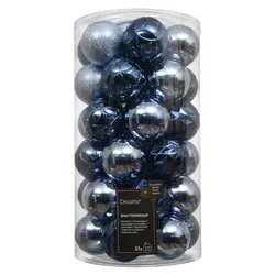 Set palline albero Natale (37pz-6cm) Plastica 9023946 - immagine 1
