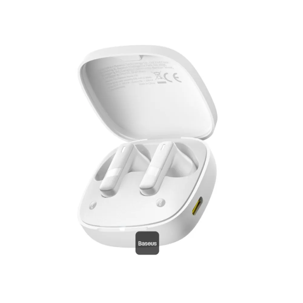 Handsfree Bluetooth Baseus Bowie E20, TWS, Bianco A00069700223-00 - immagine 1