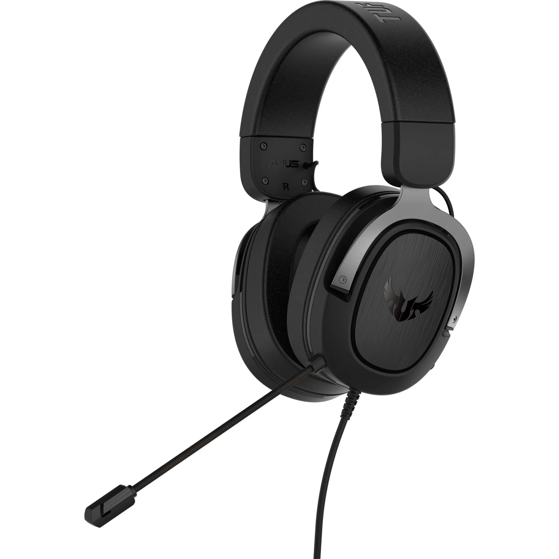 TUF Gaming H3 Auricolare Cablato A Padiglione Nero, Grigio, Cuffia da gioco - immagine 1